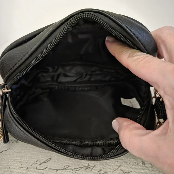 Black Fringe w/Star Embellishments Shoulder Bag Crossbody - Picture 7 of 10